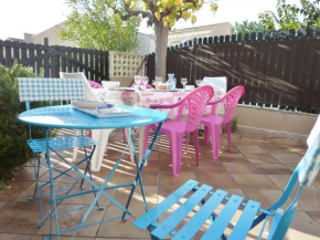 Charmante maison mitoyenne avec terrasse, 2 chambres pour 5 pers, en plein centre de Marseillan plage - FR-1-387-130